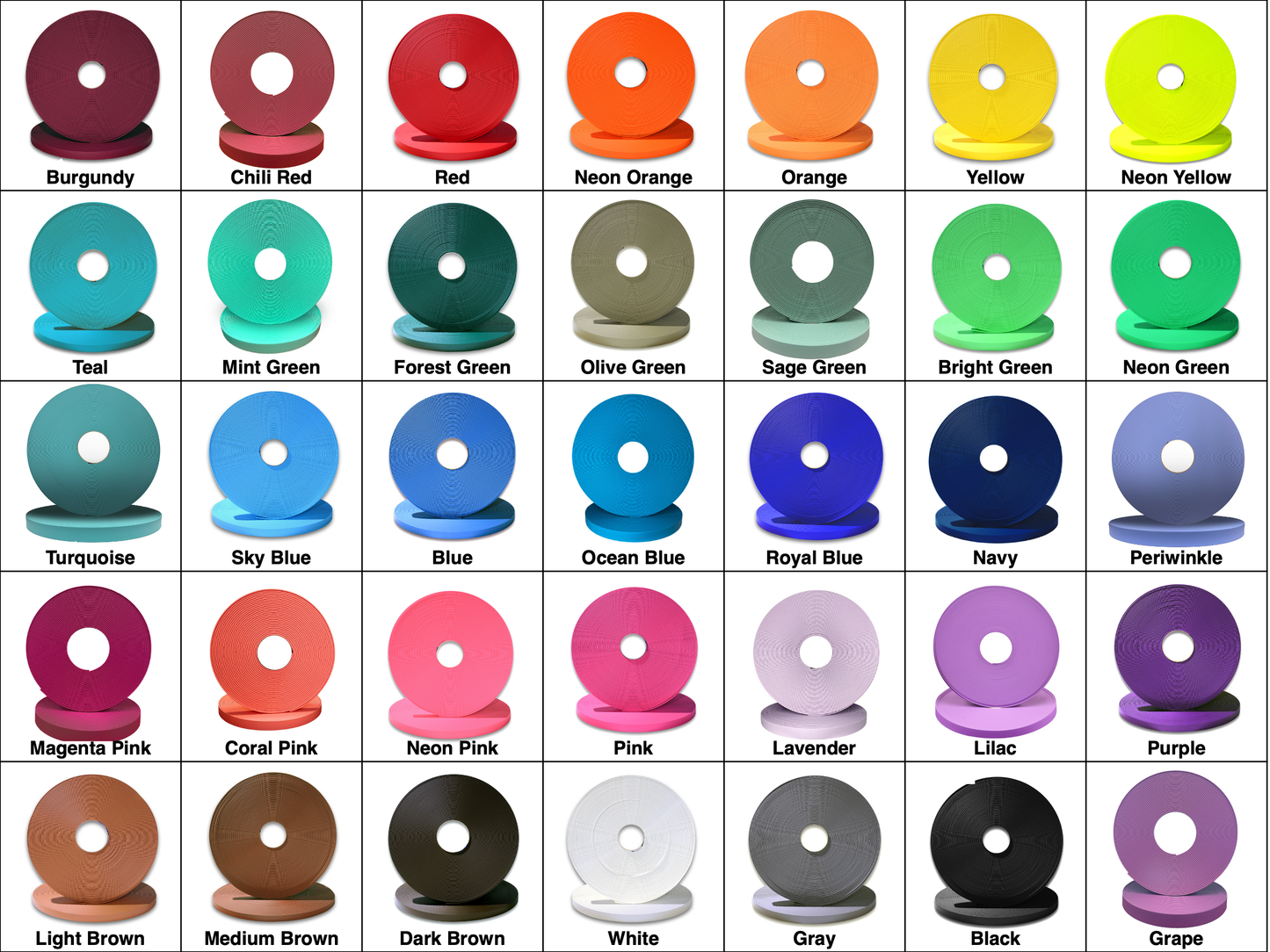 Biothane Mini Keychain: 1/2" Waterproof Lanyard, ID tag, Educator Remote Holder with Solid Brass Hardware