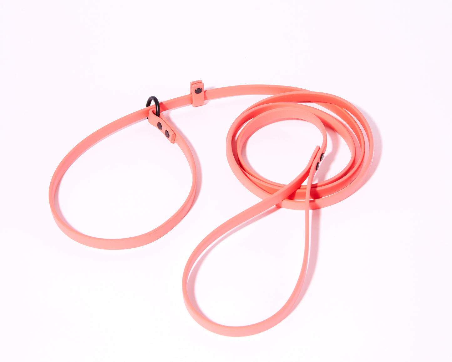Adjustable 7 Foot Slip Leash: 1/2" Waterproof Biothane with Custom Colors and Hardware