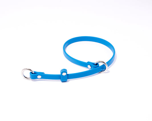 "Perfect Fit" Puppy Slip Training Collar: 1/2" Waterproof Biothane with Nickel Hardware