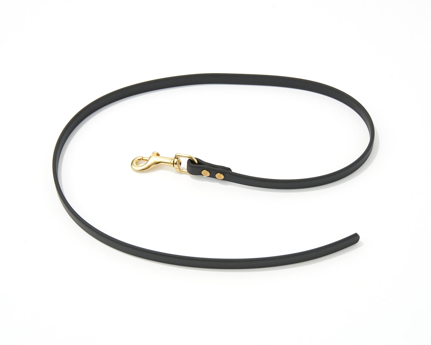 French Ring 1 Meter Raw End Leash: 1/2" Waterproof Biothane with Custom Colors and Hardware