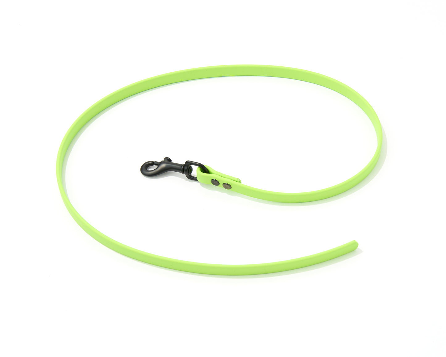 French Ring 1 Meter Raw End Leash: 1/2" Waterproof Biothane with Custom Colors and Hardware