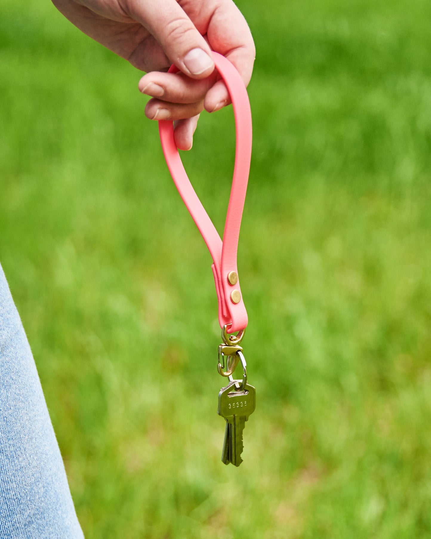 Biothane Wristlet: 1/2" Waterproof Keychain, Lanyard, ID tag, Educator Remote Holder