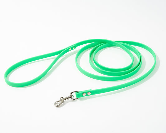 Standard 7 Foot Dog Leash: 1/2" Waterproof Biothane with Custom Colors and Hardware