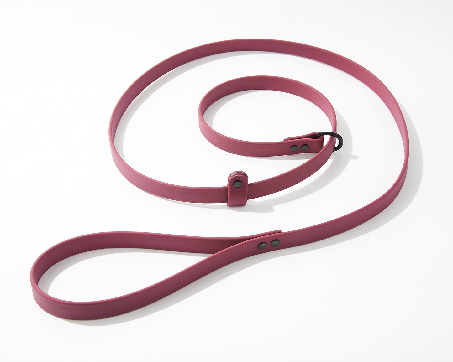 Adjustable 6 Foot Slip Leash: 3/4" Waterproof Biothane with Custom Colors and Hardware