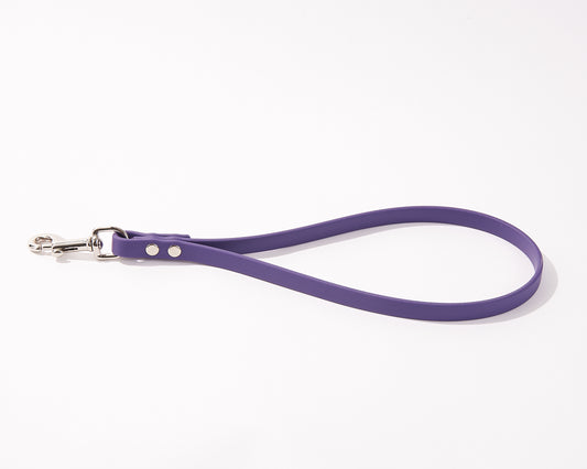 Open Loop Dog Training Tab: 1/2" Waterproof Biothane with Nickel Hardware, Custom Length and Color